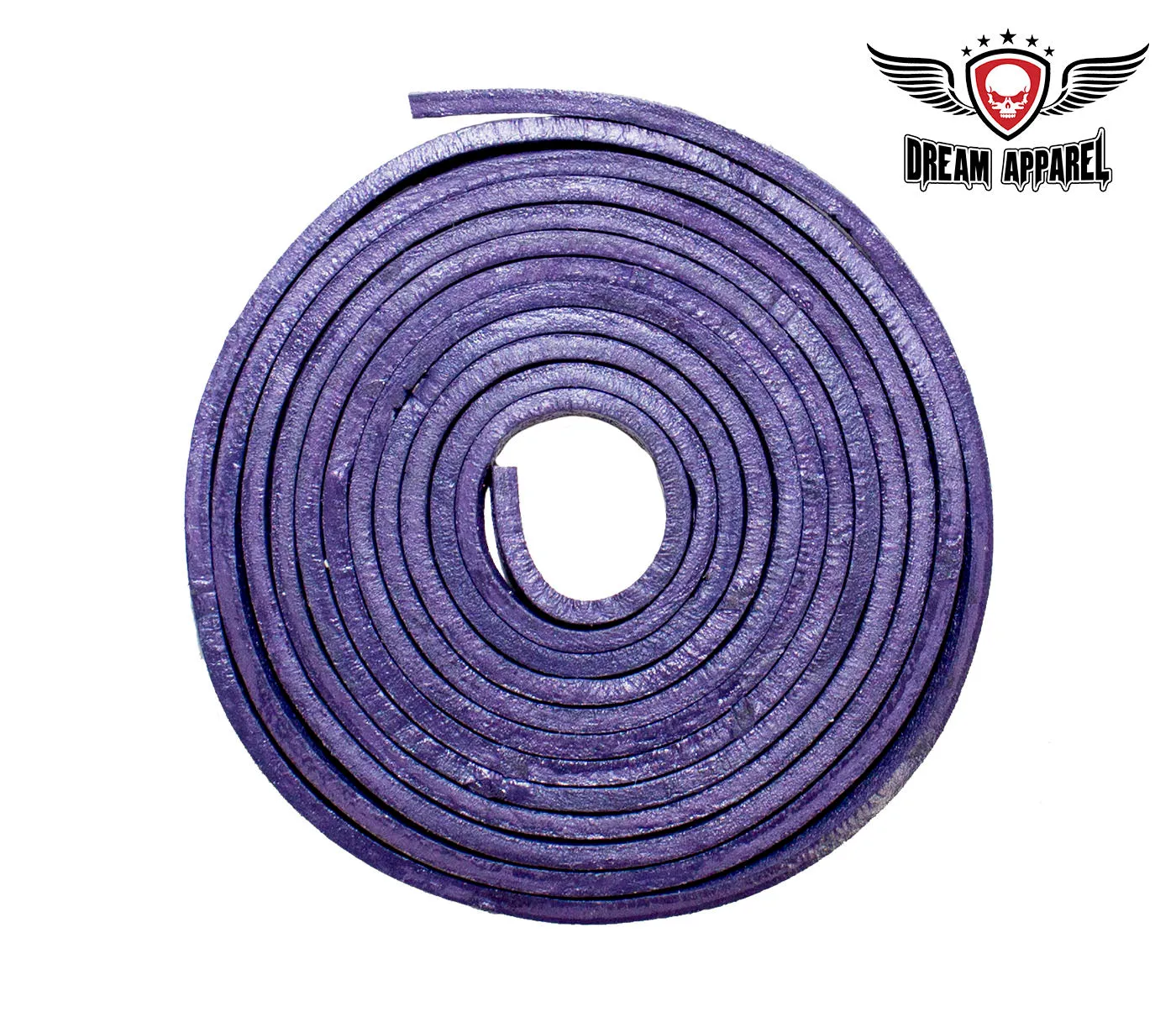 6' Feet Purple Leather Laces