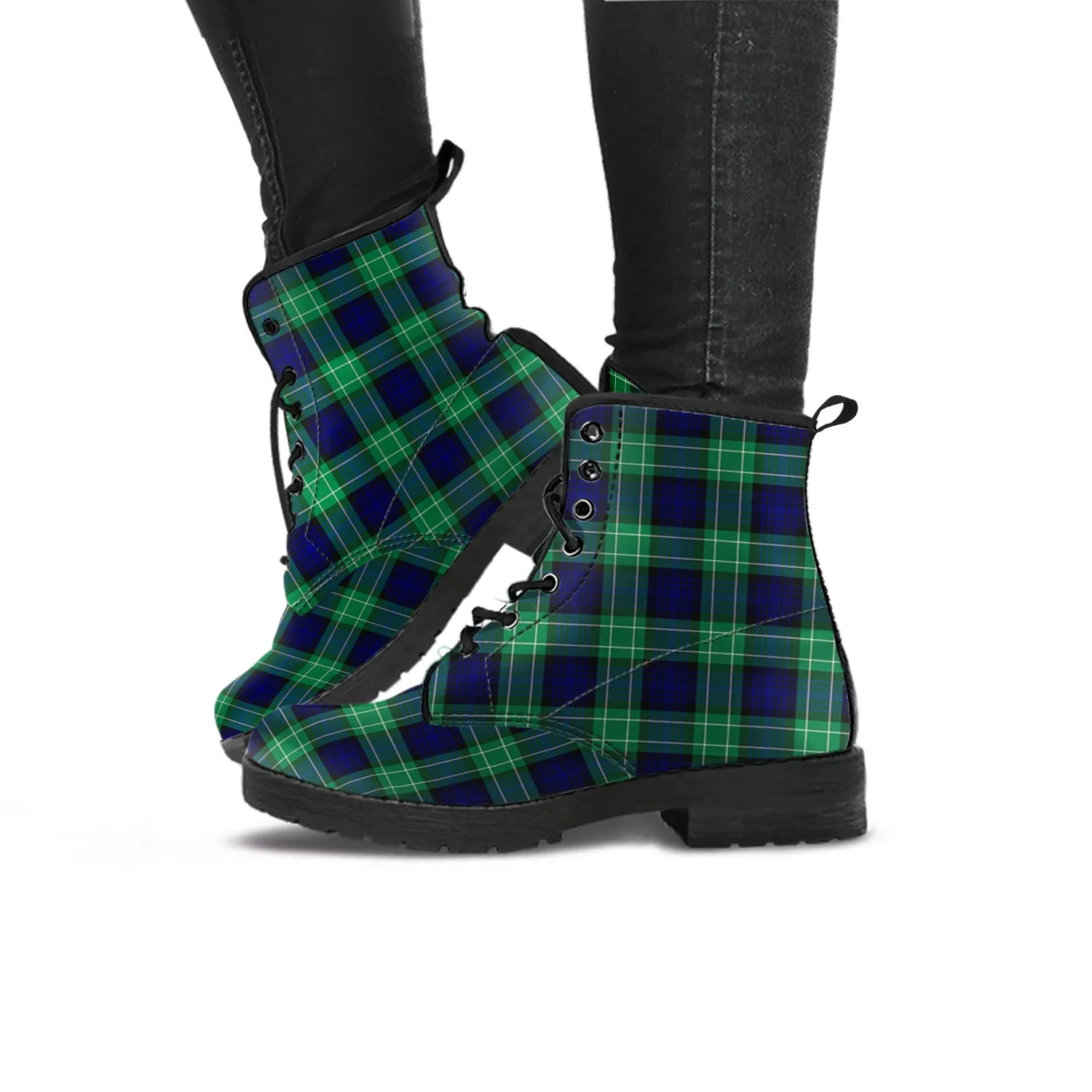 Abercrombie Tartan Leather Boots