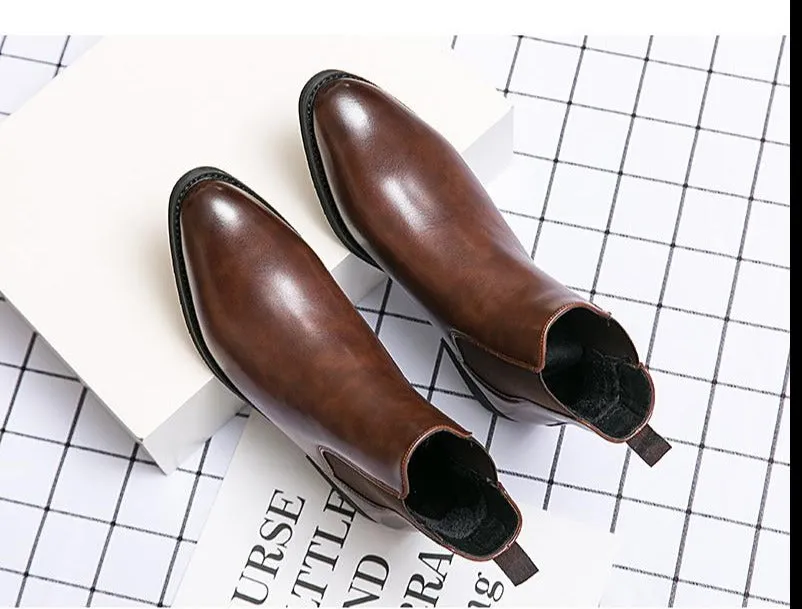 Antonios Casual Leather Boots Men