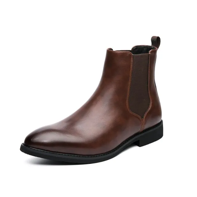 Antonios Casual Leather Boots Men