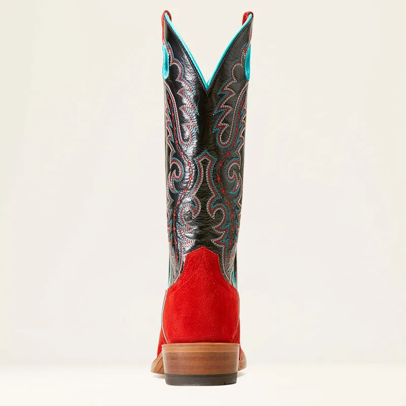 Ariat Women's Quick Draw Red Suede