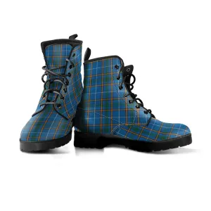 Bain Tartan Leather Boots