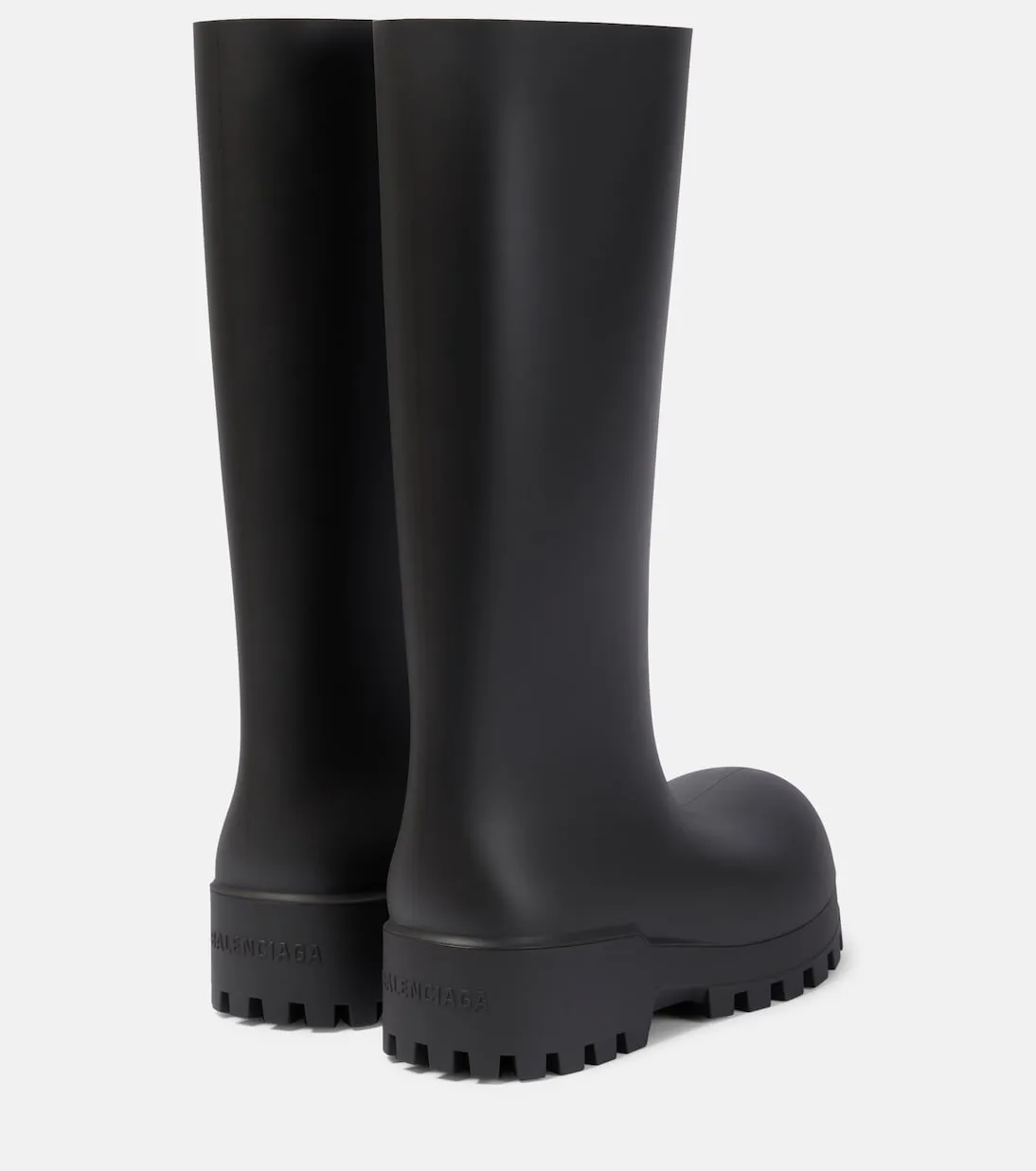 Balenciaga Bulldozer Rubber Boots, Black