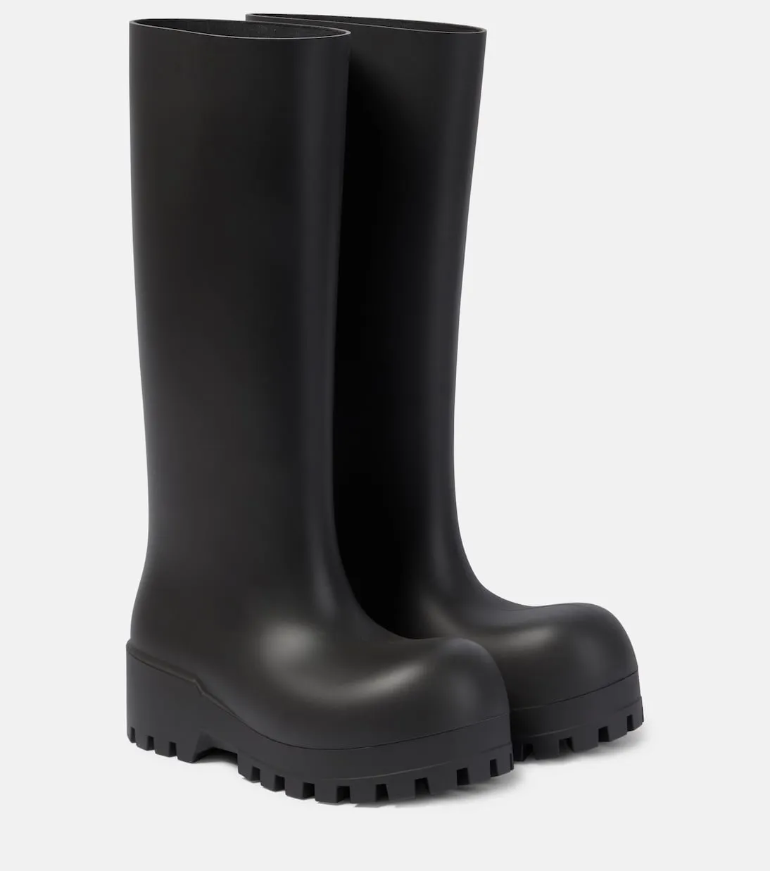 Balenciaga Bulldozer Rubber Boots, Black