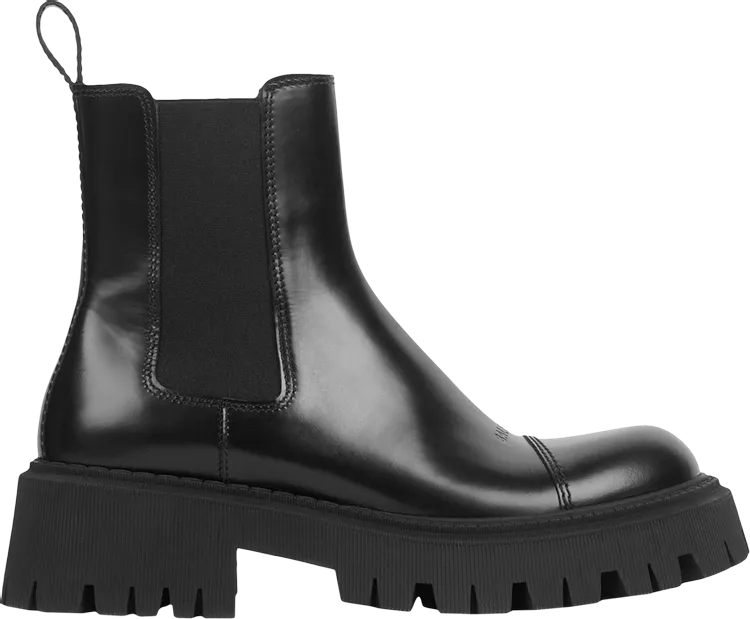 Balenciaga Tractor 20mm Boot Black, black