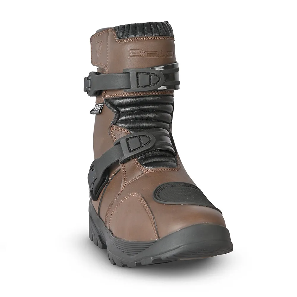 BELA Junior Short Touring Motorcycle Boot Brown