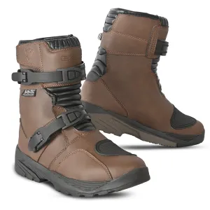 BELA Junior Short Touring Motorcycle Boot Brown