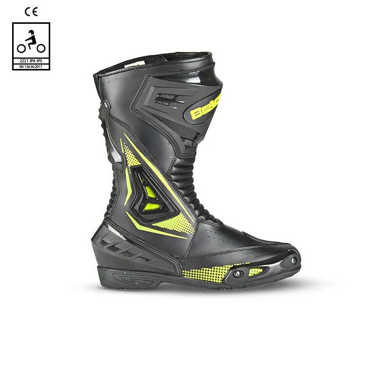 BELA Master Man - Racing Boot - Black Yellow Flouro