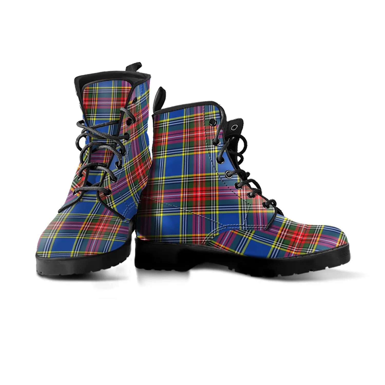 Bethune Tartan Leather Boots