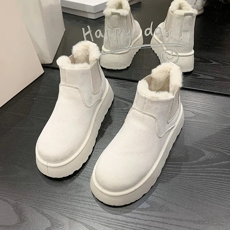 Blizzard Belle Plush Warm Boots