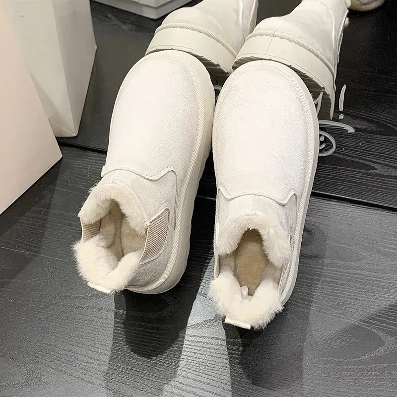 Blizzard Belle Plush Warm Boots