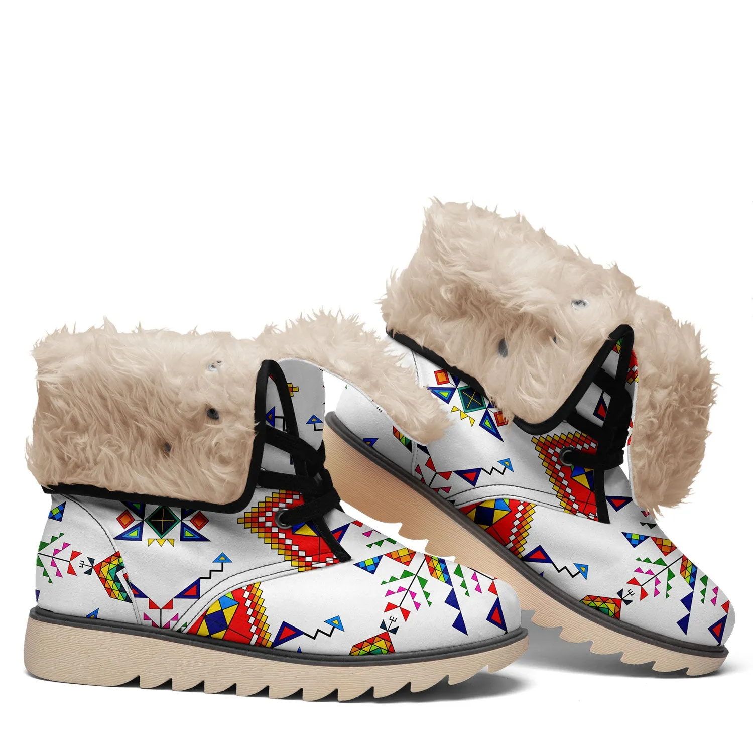 Buffalo Jump White Polar Winter Boots