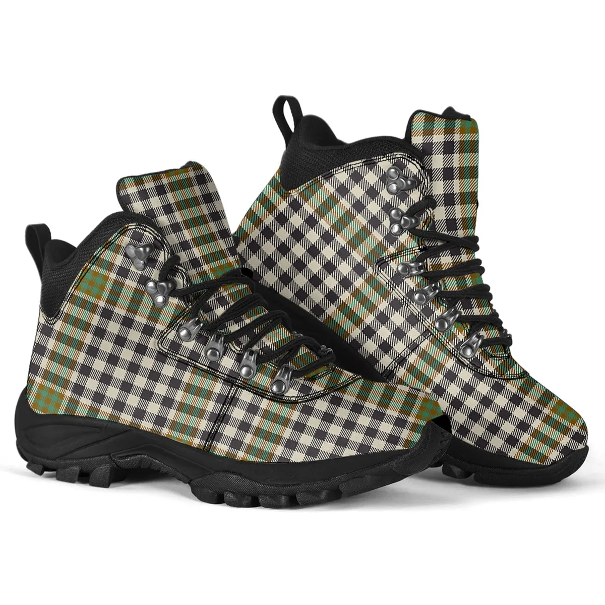 Burns Check Tartan Alpine Boots