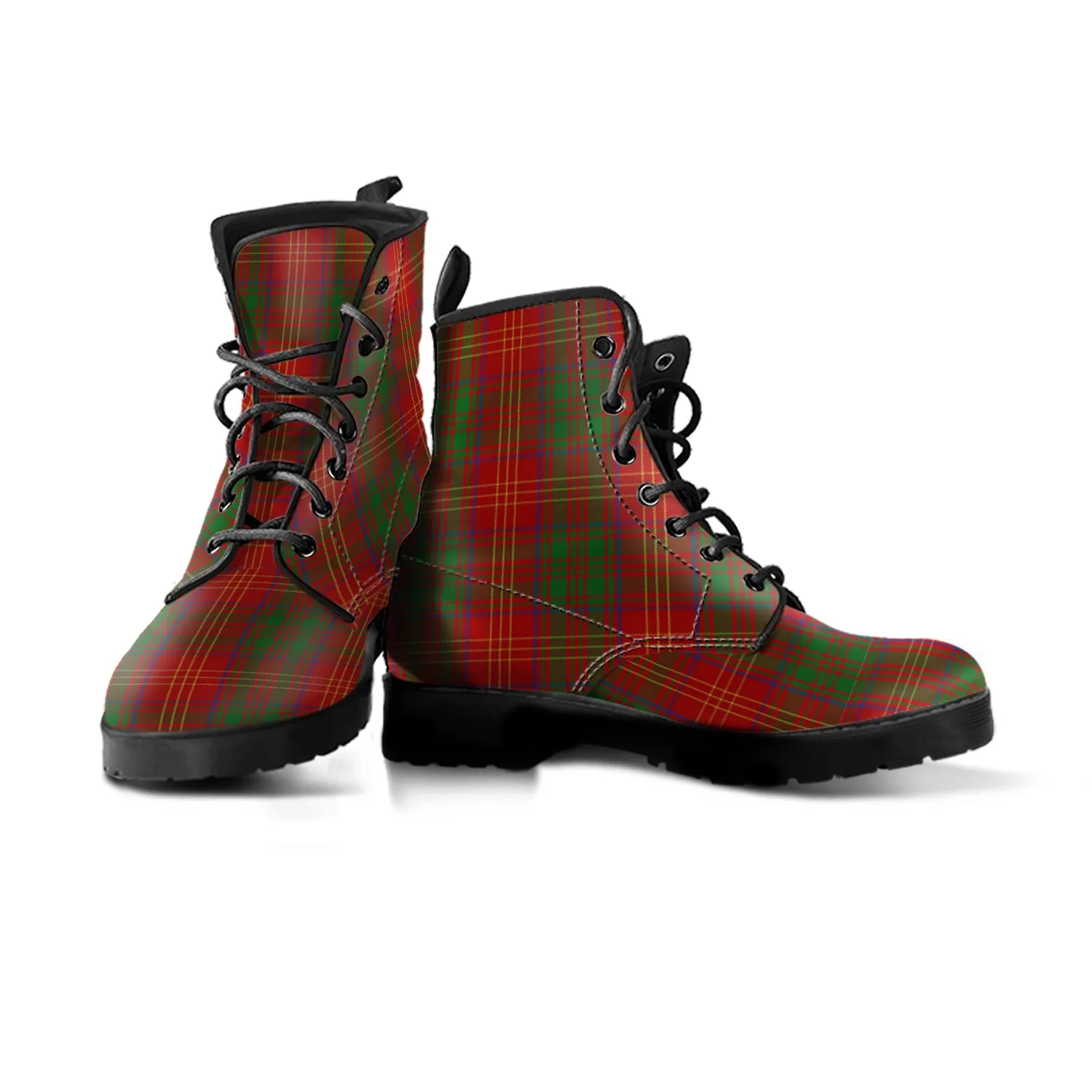 Burns Tartan Leather Boots