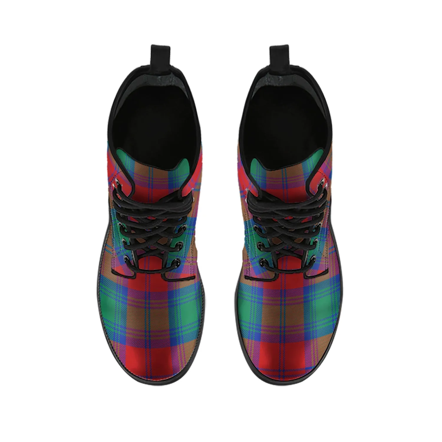 Byres (Byses) Tartan Leather Boots