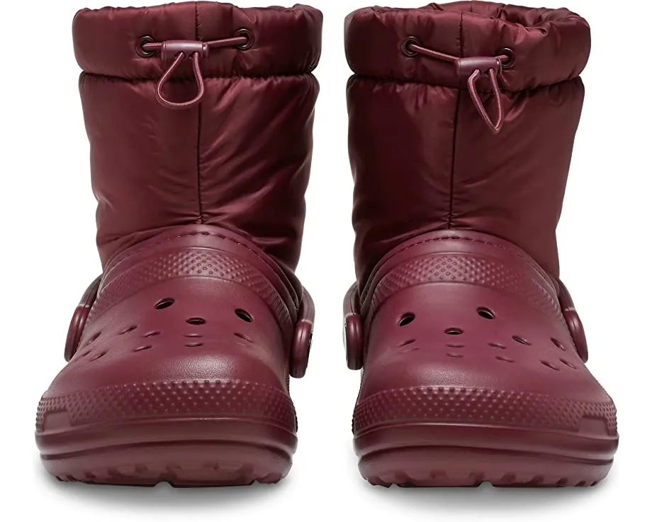 Classic Lined Neo Puff Boot Crocs, garnet