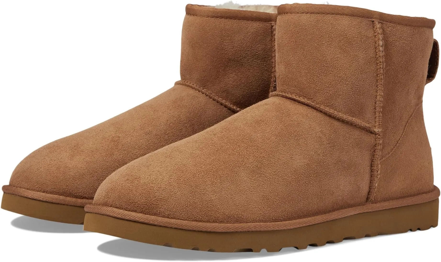 Classic Mini UGG Boots, Chestnut Twinface