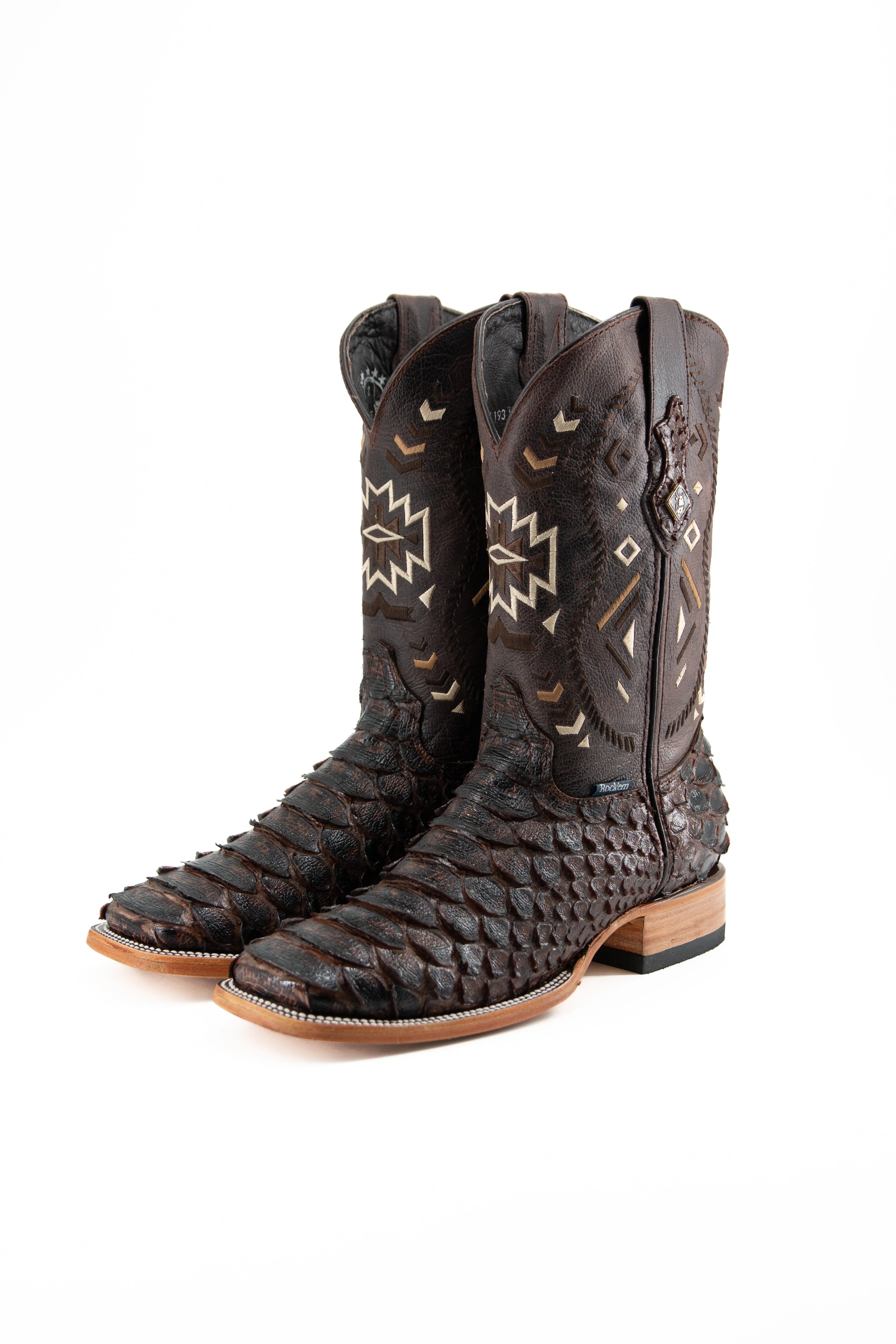 Clon Piton Mega Square Toe Cowboy Boot