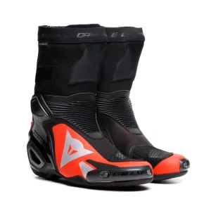 Dainese Axial 2 Boots Black/Red Fluorescent