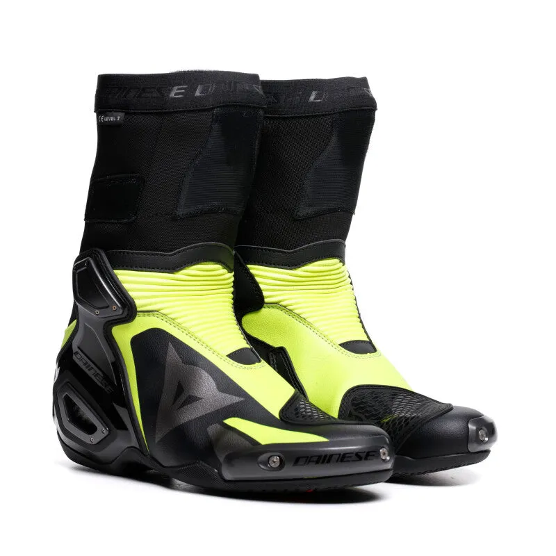 Dainese Axial 2 Boots Black/Yellow Fluorescent