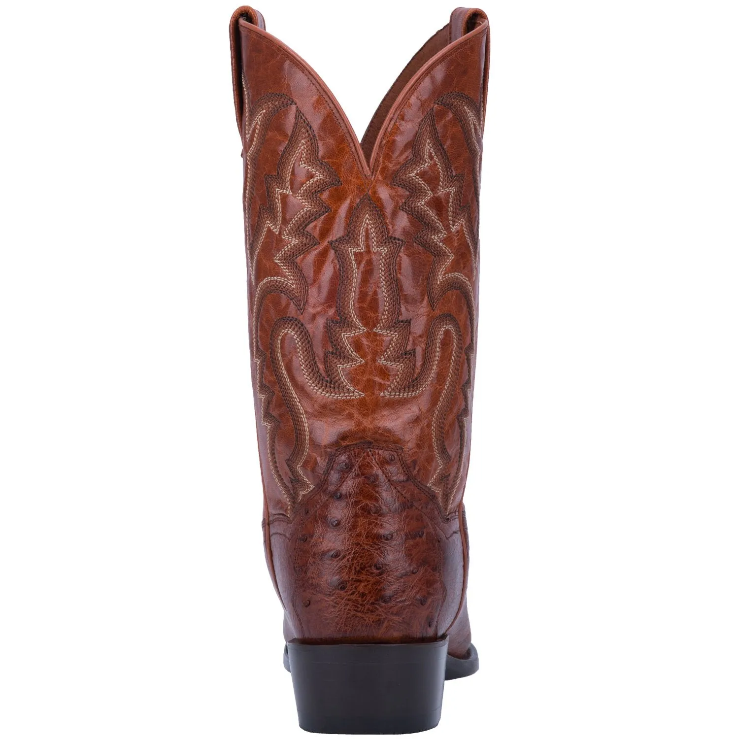 DAN POST MEN'S PUGH SMOOTH OSTRICH WESTERN BOOT - DPP5210