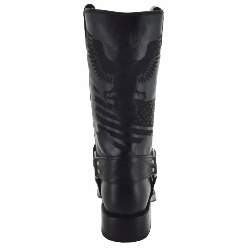 Eagle Rider Men's Leather Biker Boots (H50021)