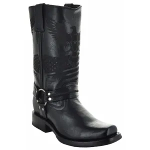 Eagle Rider Men's Leather Biker Boots (H50021)