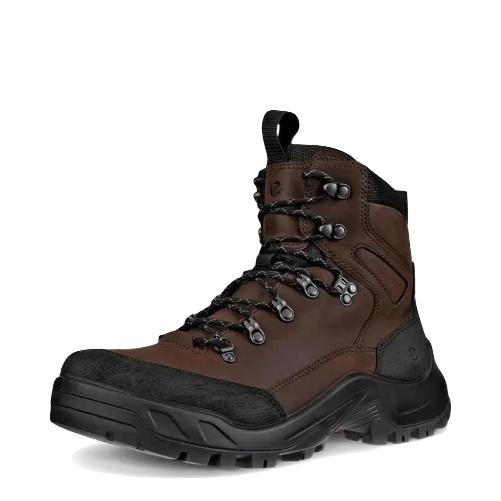 Ecco Men's Offroad Waterproof Boot in Black/Mocha