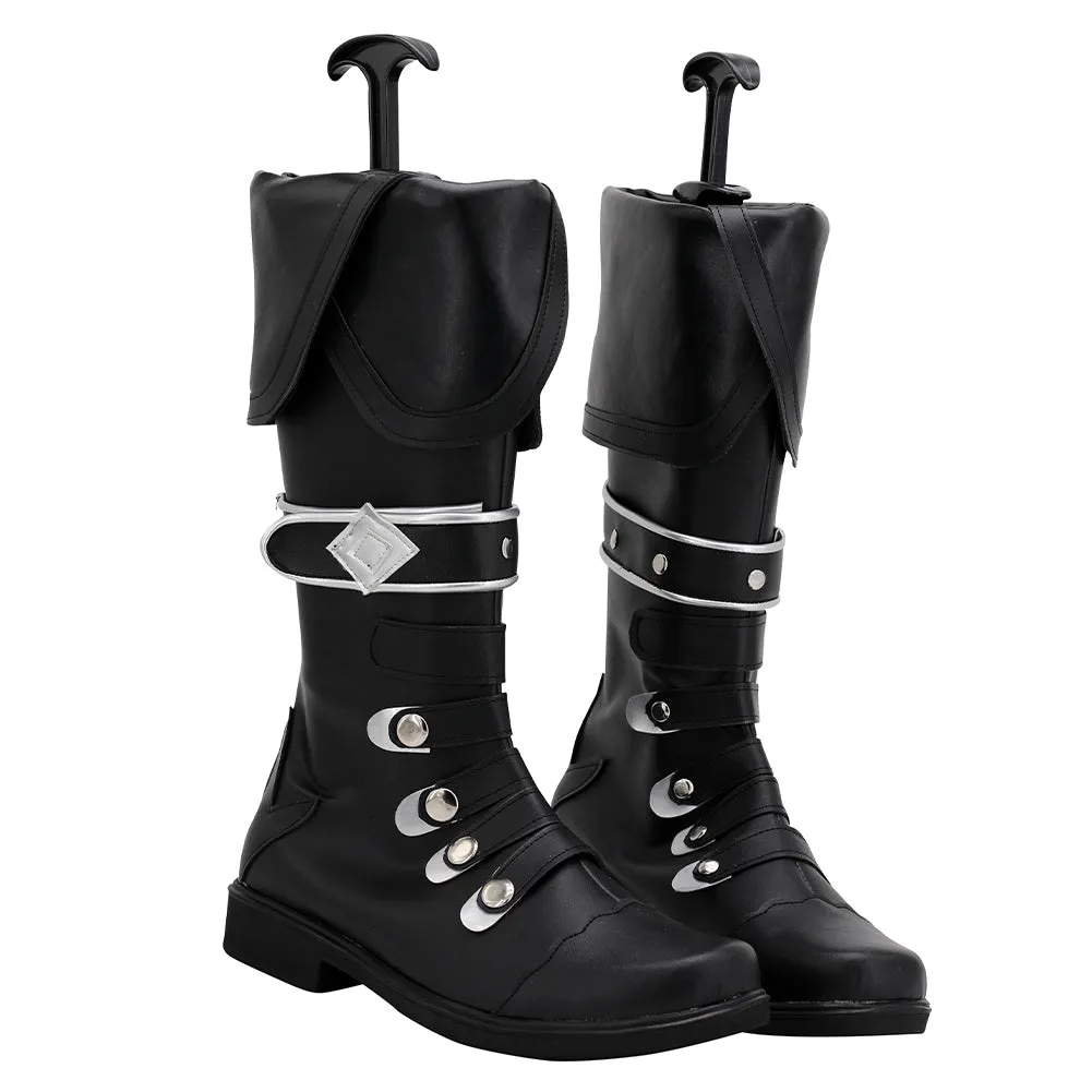 Genshin Impact Diluc Ragnvindr Boots Halloween Costumes Accessory Cosplay Shoes