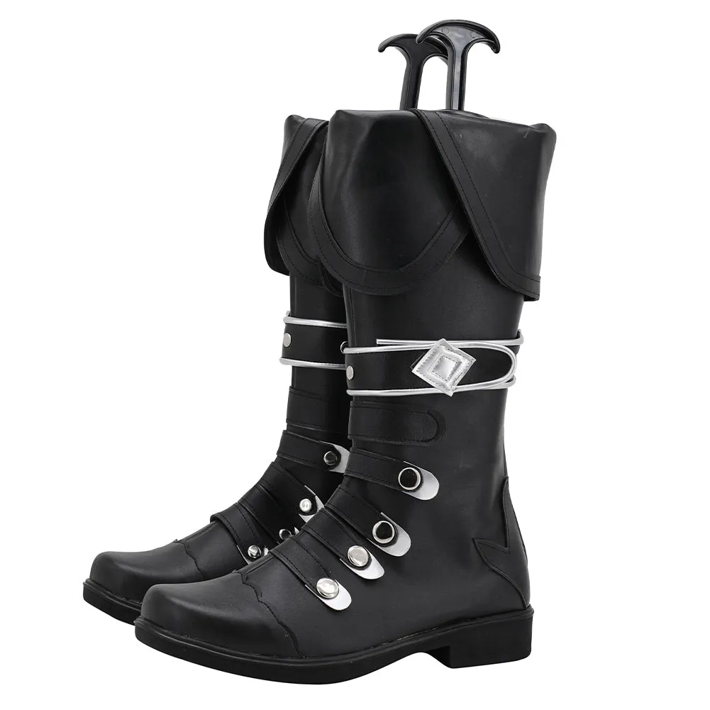 Genshin Impact Diluc Ragnvindr Boots Halloween Costumes Accessory Cosplay Shoes