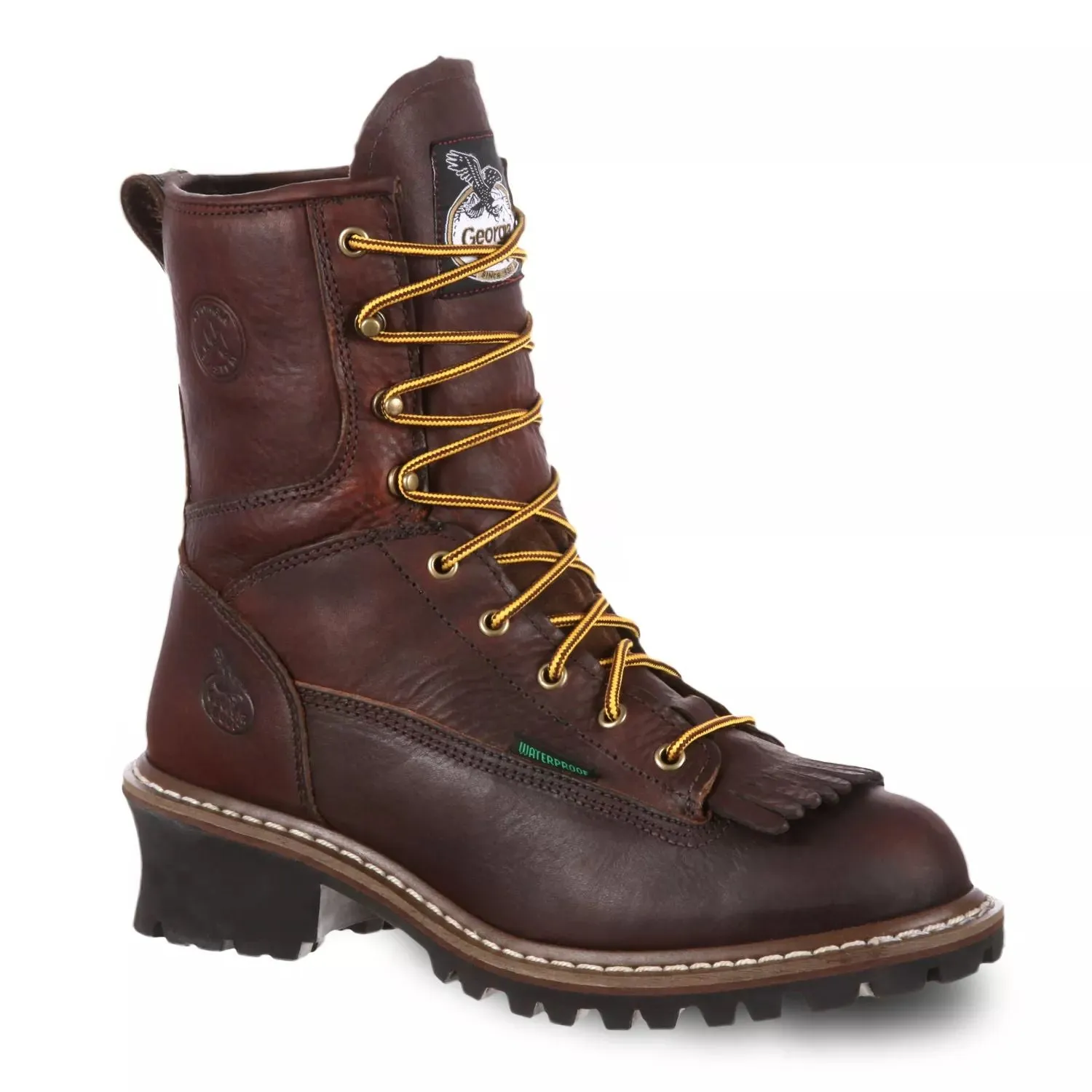 Georgia Boots Men's Logger Steel Toe Waterproof Work Boots