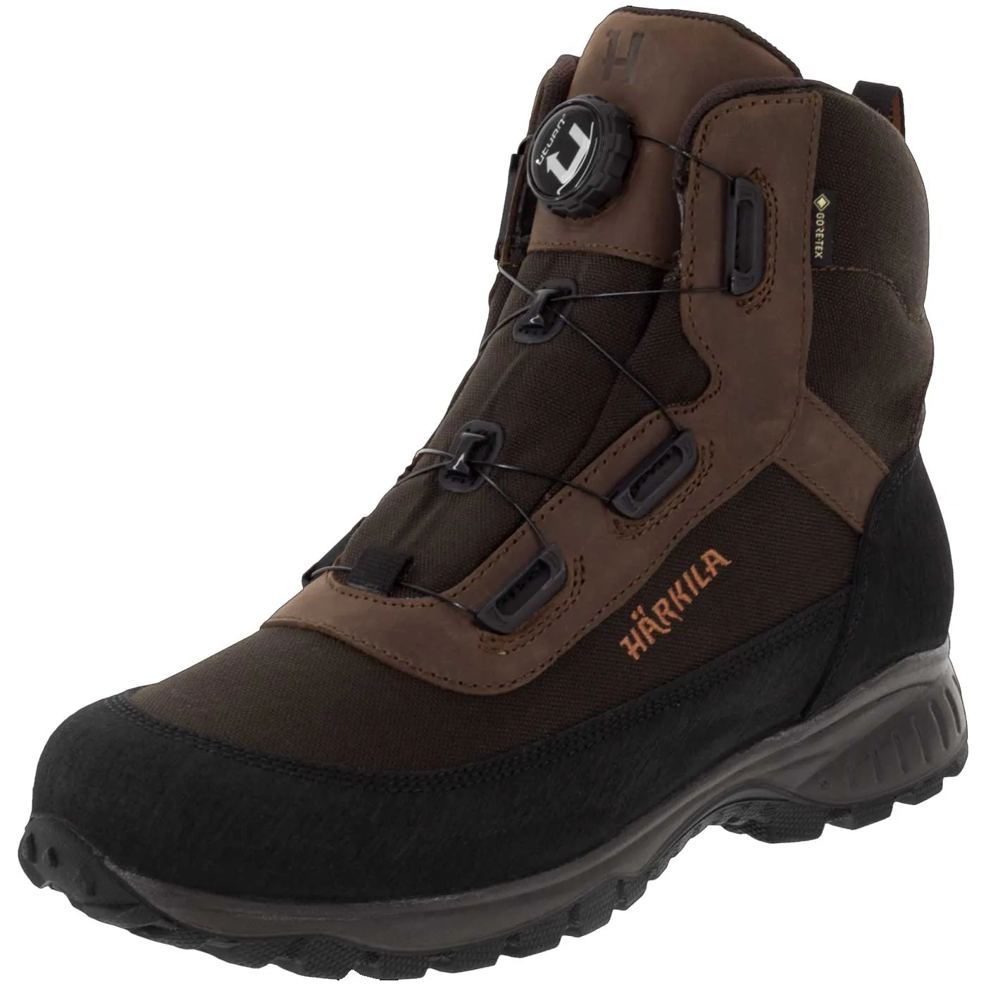 HARKILA Atammik GTX Boots - U-turn Wire Lacing System - Mens - Dark Brown