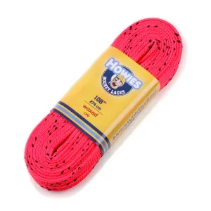 Howies Hot Pink Waxed Hockey Skate Laces