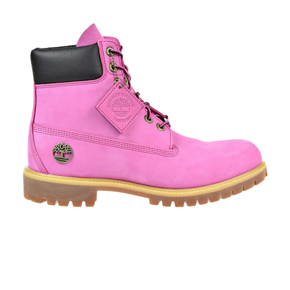 Junior Timberland 6" Premium Waterproof Boots, Pink