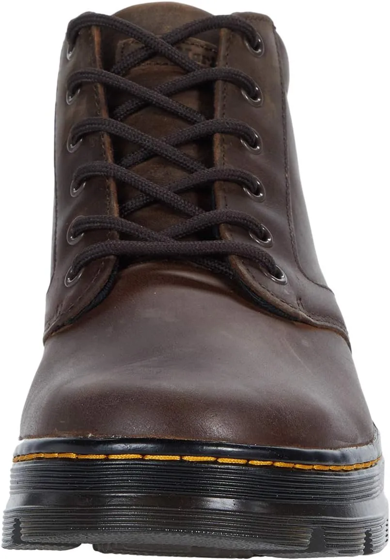 Lace-up boots Bonny Leather Dr. Martens, Dark Brown Crazy Horse