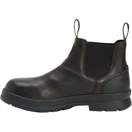 Leather wide boots Chore Farm Chelsea PT men's Muck Boots, color Black Coffee