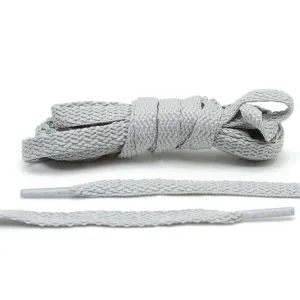 Light Grey Flat Shoe Laces