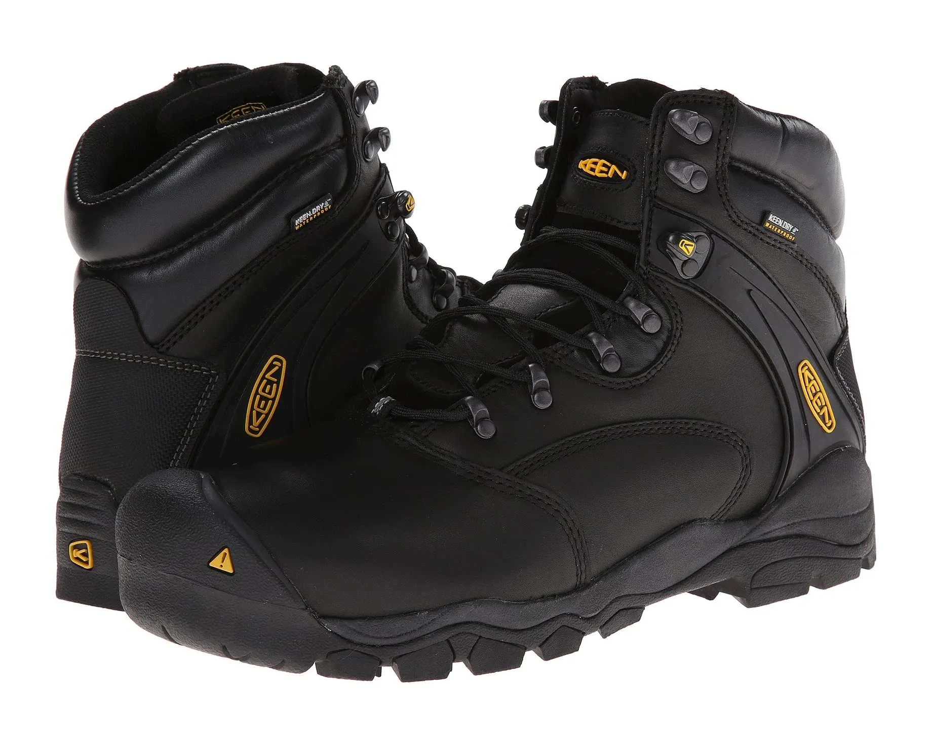 Louisville 6" Steel Toe KEEN Utility Boots, Black