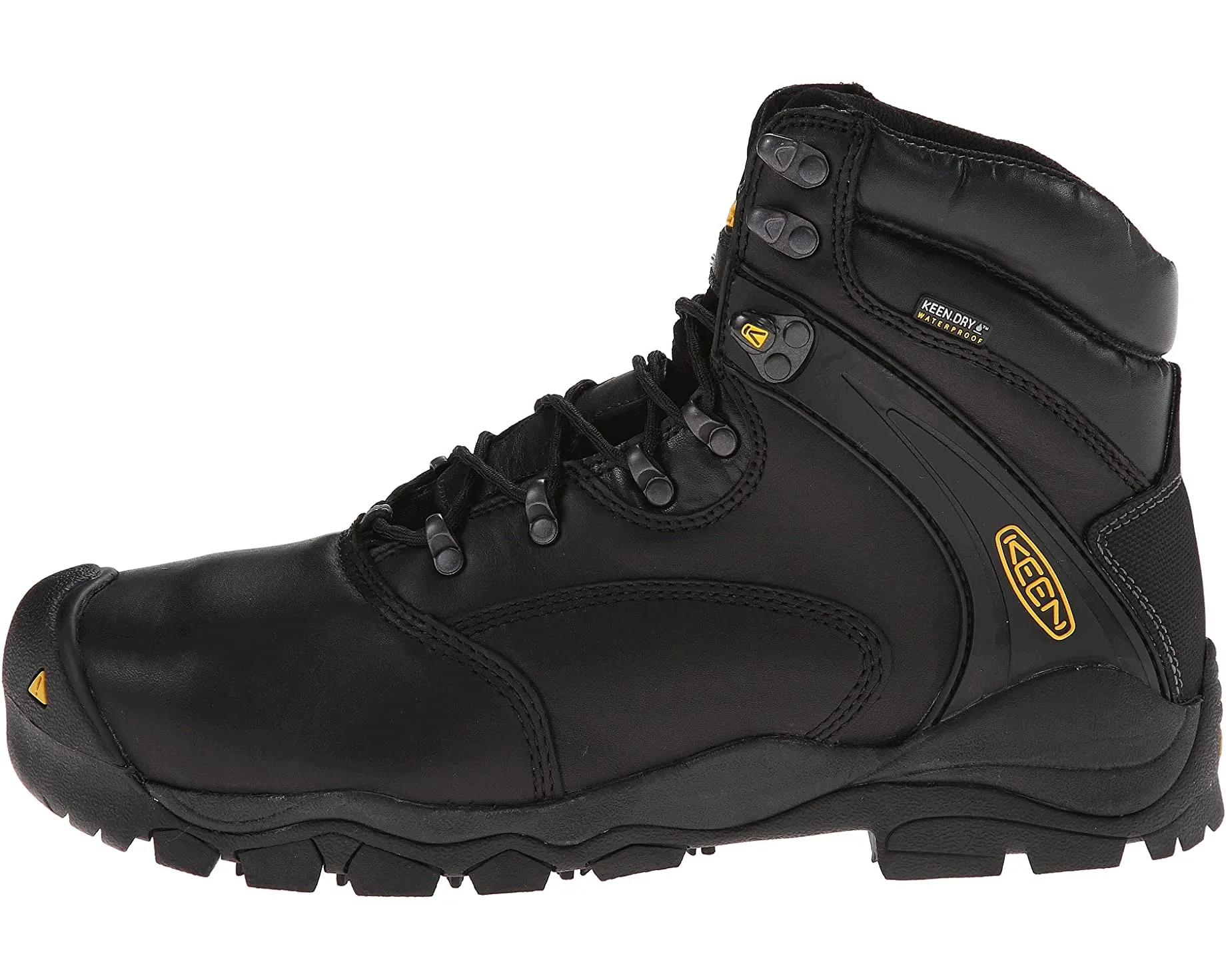 Louisville 6" Steel Toe KEEN Utility Boots, Black