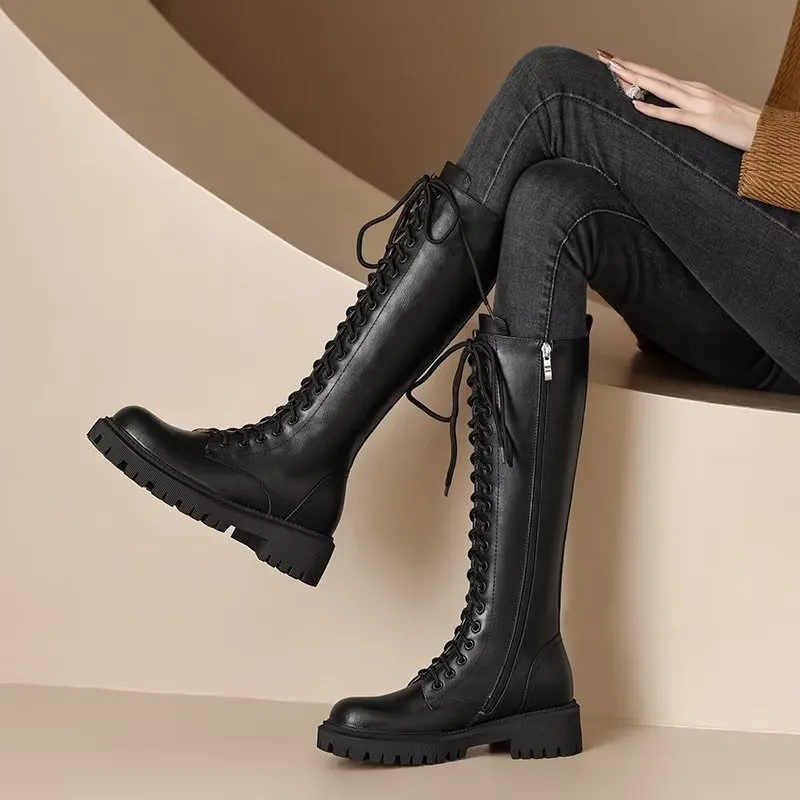 LuxeLeather Classy Tall Boots