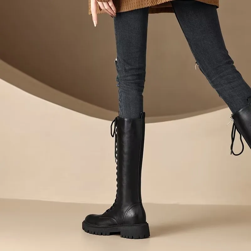 LuxeLeather Classy Tall Boots