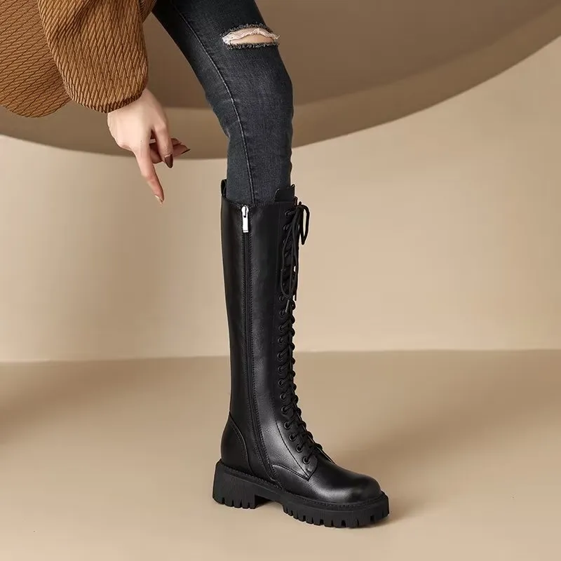 LuxeLeather Classy Tall Boots