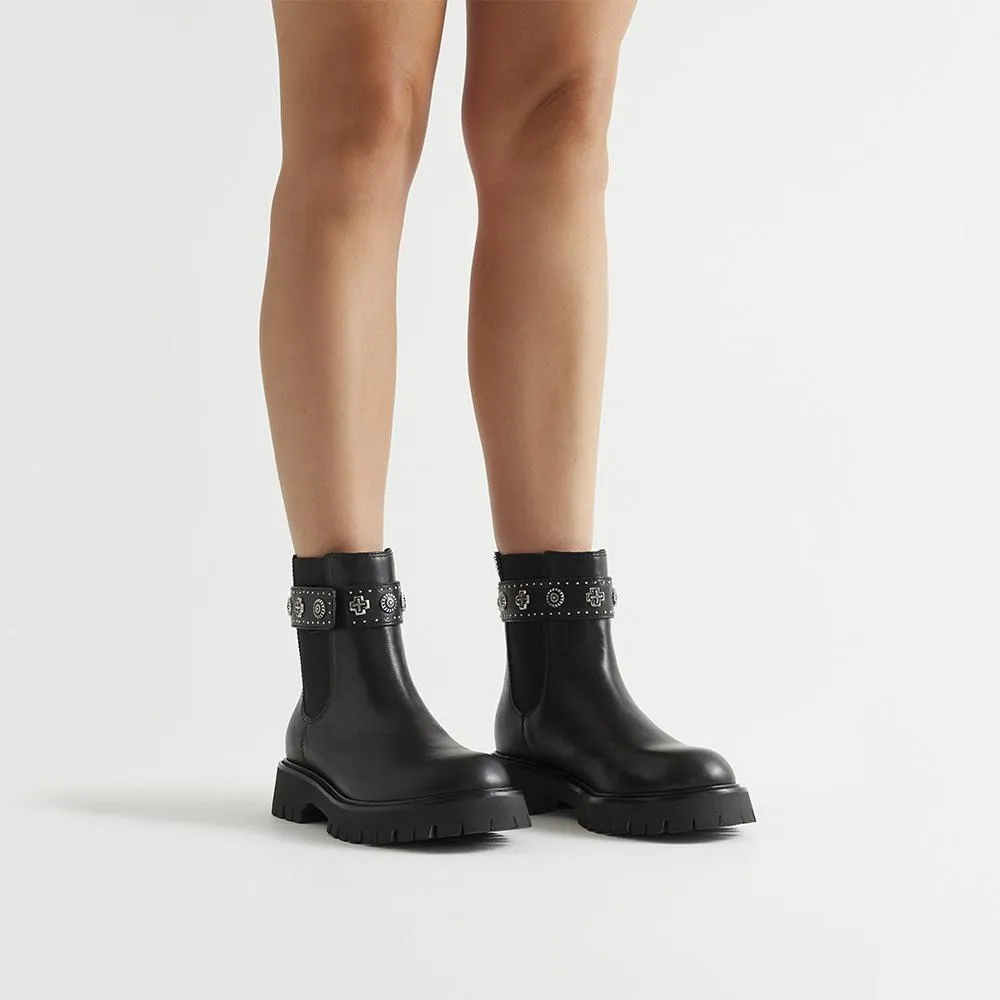 Meadow Boot Black/Silver