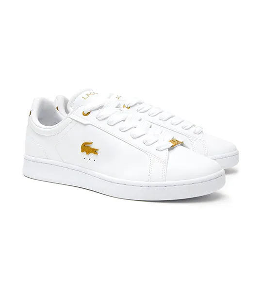 Men’s Carnaby Gold Croc Leather Sneakers White/Gold