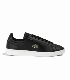 Men's Lacoste Carnaby Pro BL Leather Tonal Sneakers Black/White