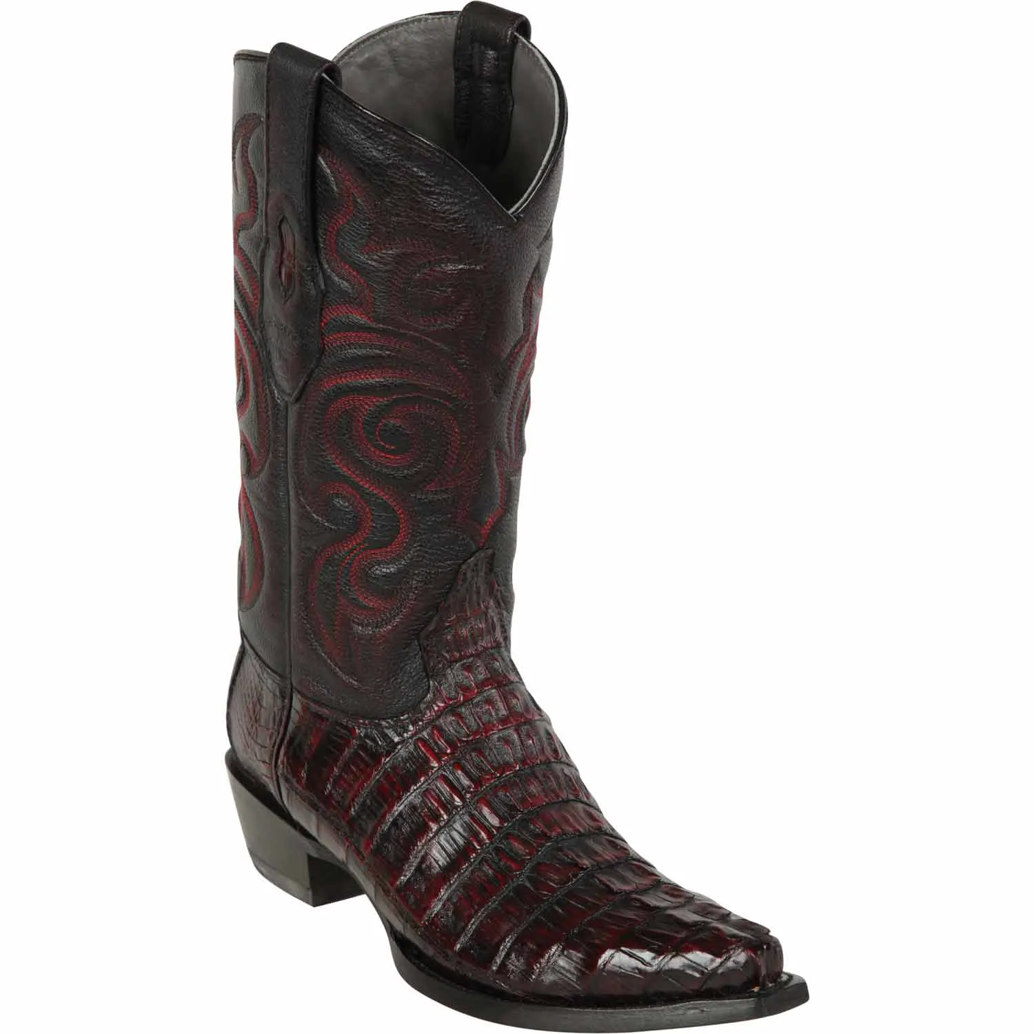 Men's Los Altos Caiman Tail Snip Toe Boots 9401