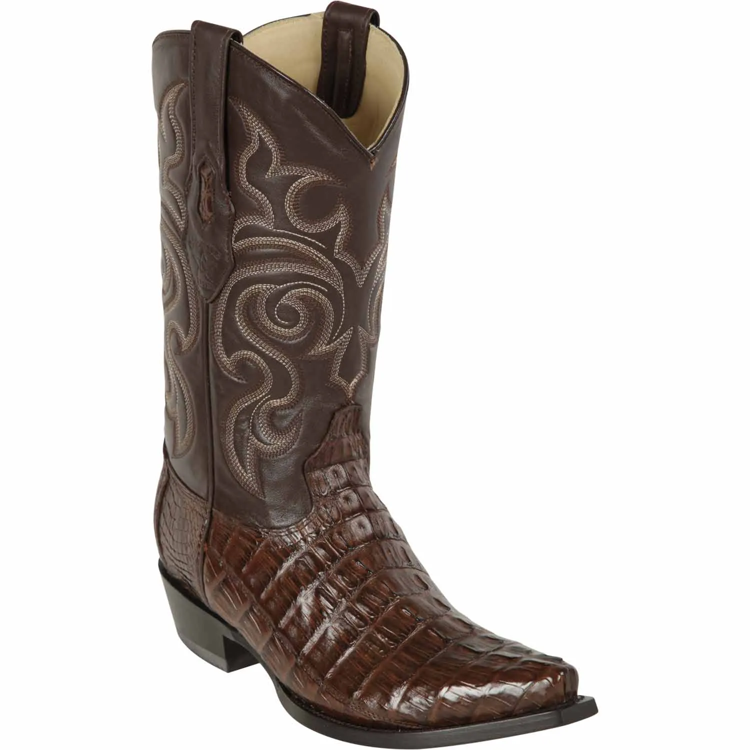 Men's Los Altos Caiman Tail Snip Toe Boots 9401