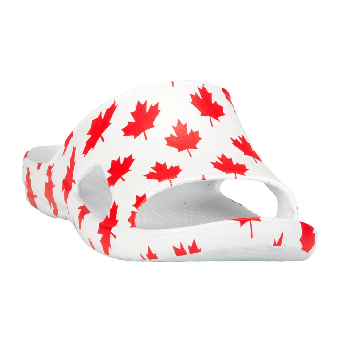 Men's Slides - Canada (White/Red)