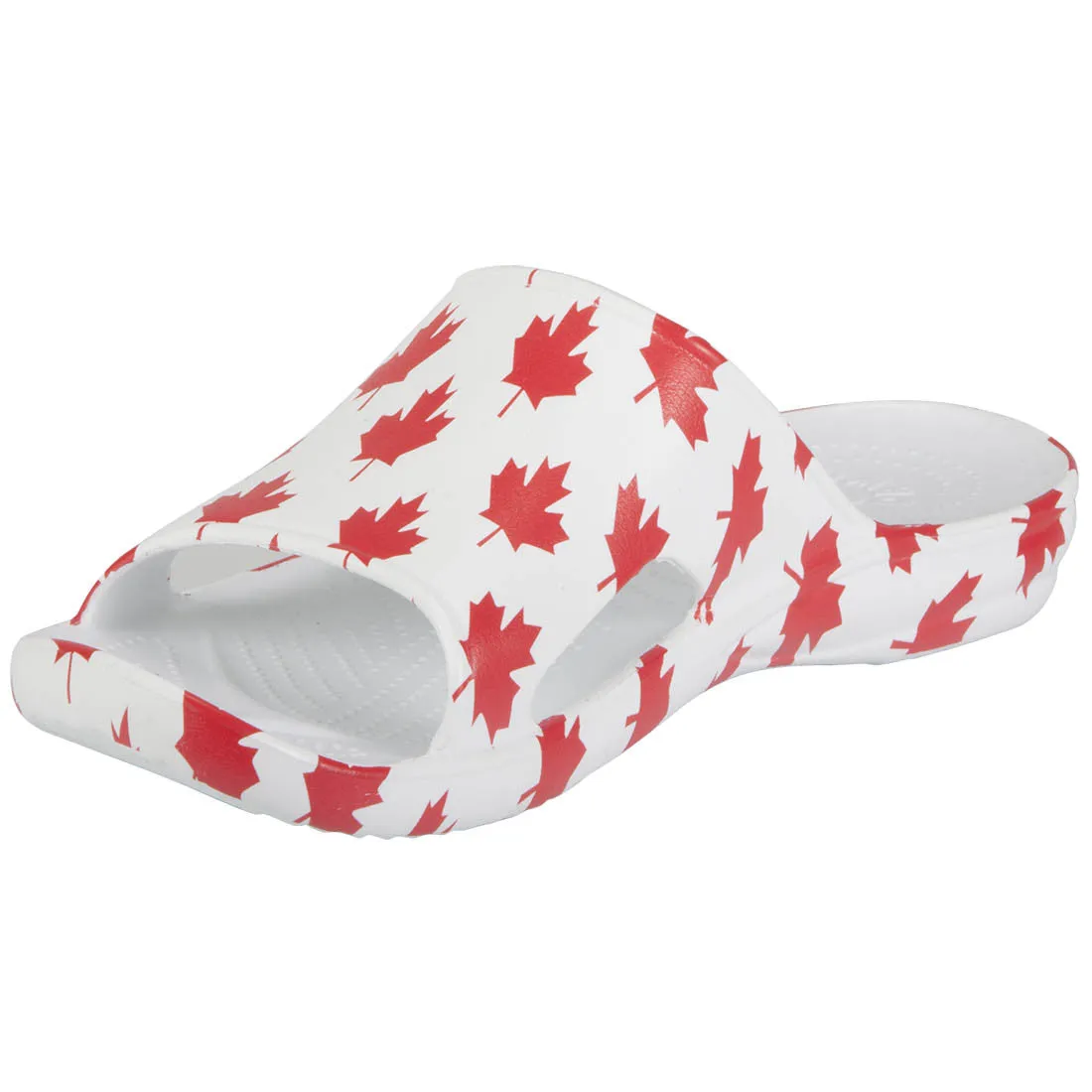 Men's Slides - Canada (White/Red)