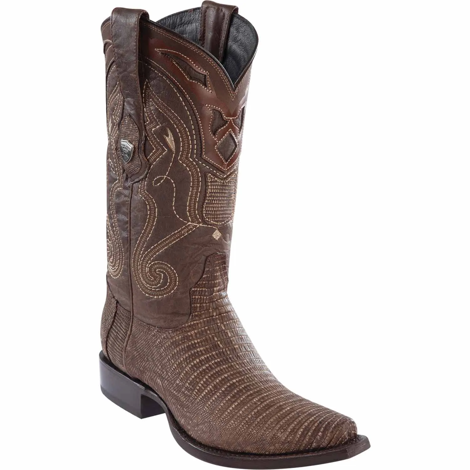 Men's Wild West Teju Lizard Skin Snip Toe Boot 2940735